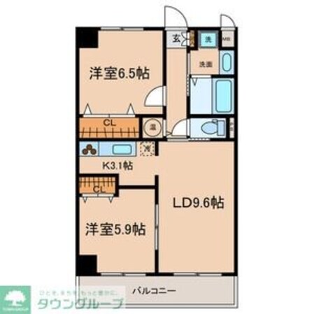 パテオはなの木の物件間取画像